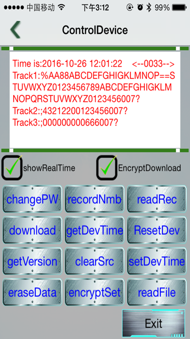 Screenshot #2 pour BluetoothCardReader