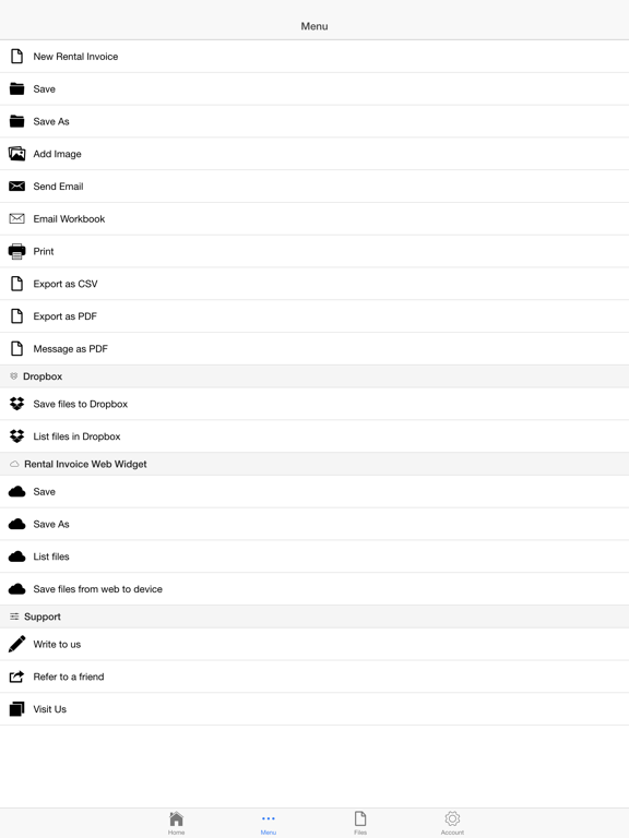 Screenshot #6 pour Rental Invoice