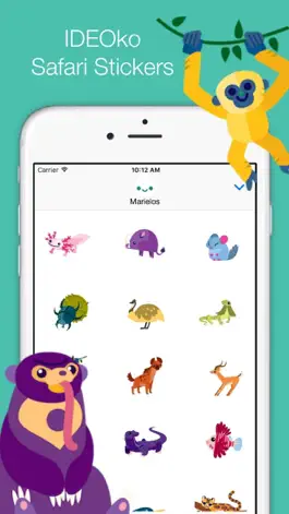 Game screenshot IDEOko Safari Stickers mod apk