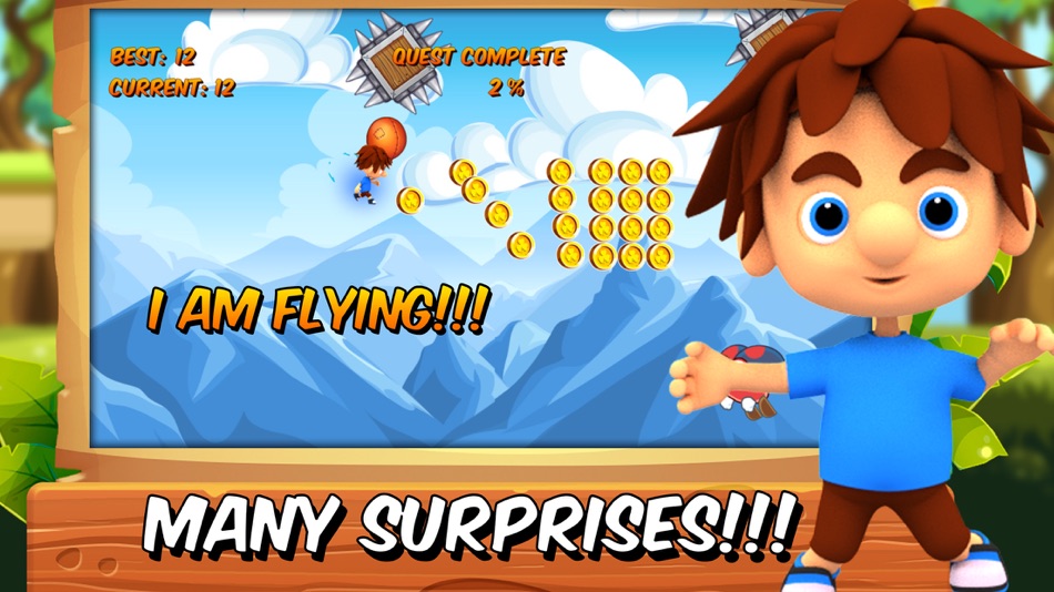 #5. Hopper Steve - platformer games in adventure world (iOS) 由: Volkan Kutlubay