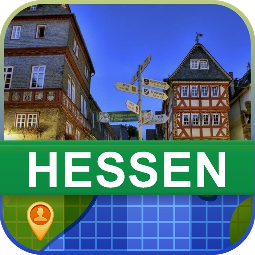 Offline Hessen, Germany Map - World Offline Maps icon