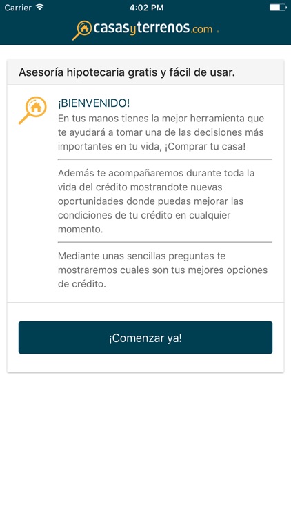 Casas y Terrenos Calculadora Hipotecaria