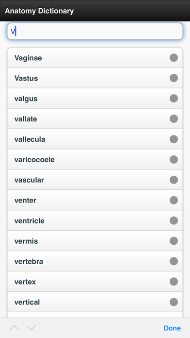 Screenshot #3 pour Human Anatomy Dictionary Offline Free