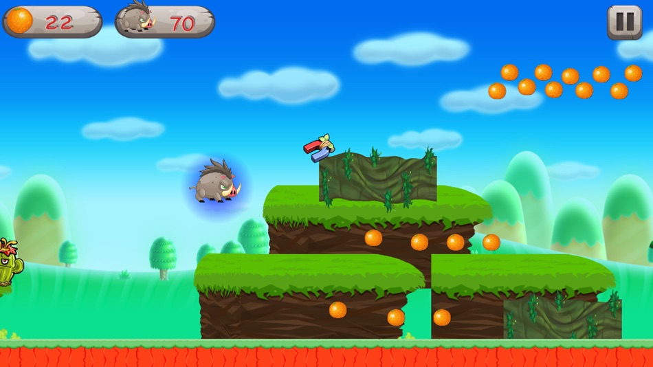 #4. Super Pigwild Running Adventune (iOS) By: Thanin Setrin