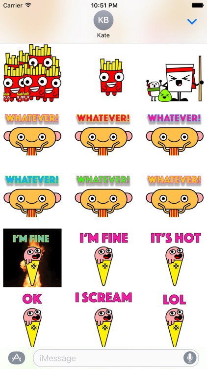 Food Dudes! Stickers! screenshot-3
