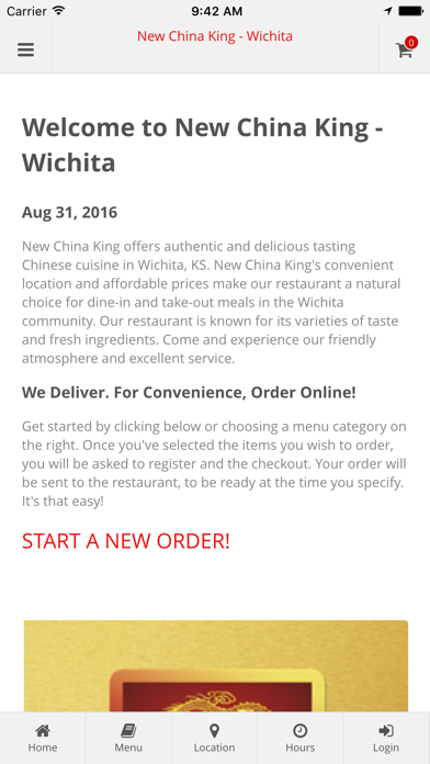 How to cancel & delete New China King - Wichita Online Ordering from iphone & ipad 1