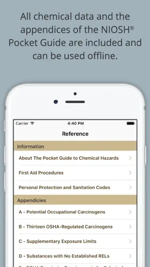 Chemical Hazards Pocket Guide iPhone Ekran Görüntüsü 3