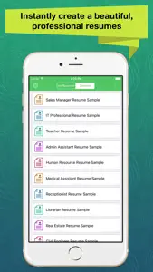 Resume Apex – Professional CV Maker & Builder screenshot #1 for iPhone