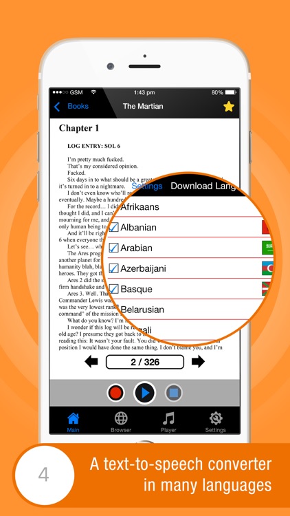 PDF to Audio Offline - Reader : Professional Read of Your Text Documents - Fast & Stable screenshot-3