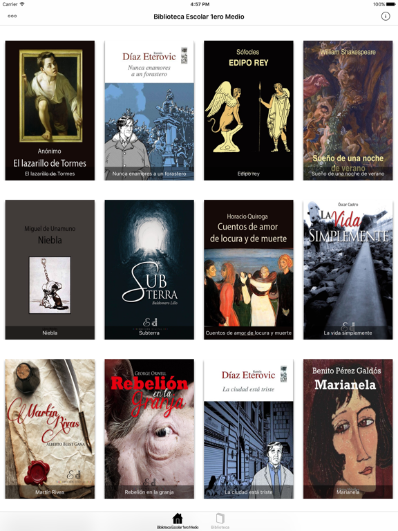 Screenshot #4 pour Biblioteca Lecturas Complementarias 1ero Medio