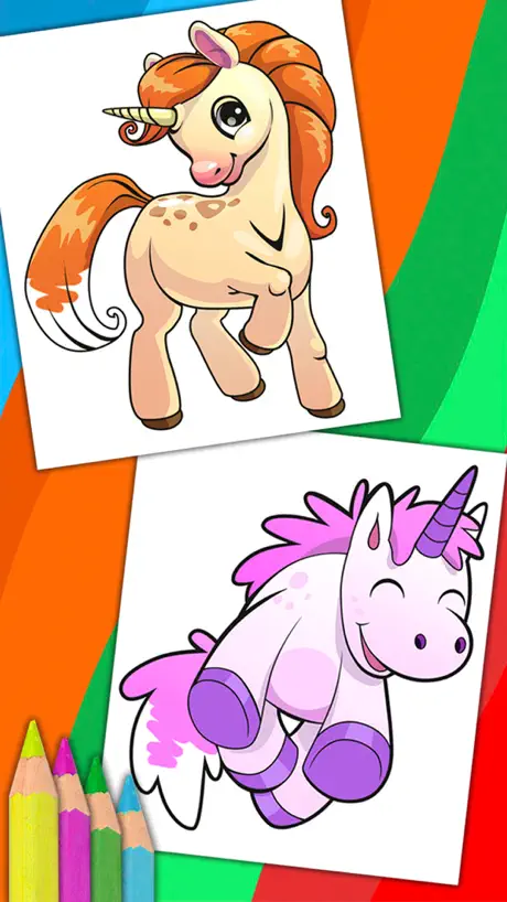 Unicorn & Fantastic Animals Pegasus coloring pages