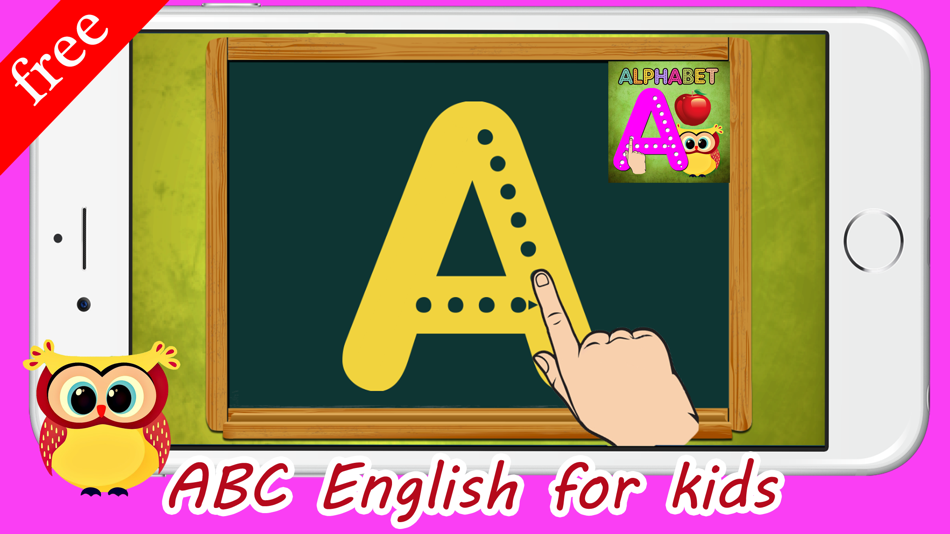 #1. Kid A-Z Tracing Letters Writing Skills English (iOS) 来自: Jantajorn Teepakdee