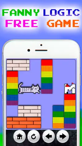 Game screenshot Rainbow cat - logic blocks games for free mod apk