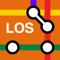 Here's a simple, reliable, LA Metro map that you can use offline (so you don't have to kill your data allowance) and loads quickly when a connection is hard to find and you need it most