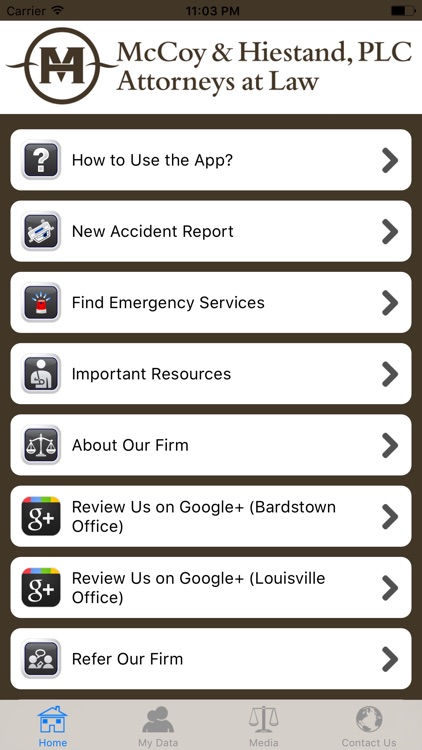 McCoy & Hiestand PLC Personal Injury Help App