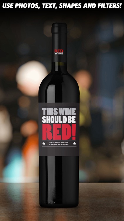 Bottles Up - Fake Label Maker With Printing Option