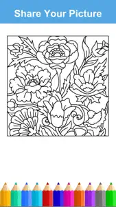 Mandala Adult Coloring Book Free Stress Relieving screenshot #2 for iPhone