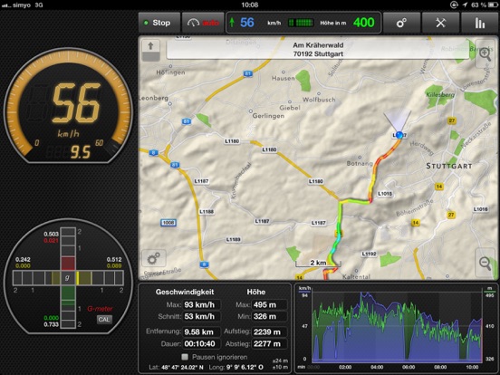 GPSSpeed HD: The GPS toolのおすすめ画像2