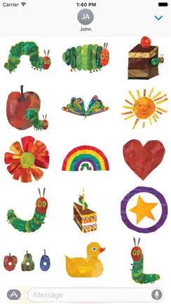 The Very Hungry Caterpillar & Friends Sticker Pack iPhone image 1