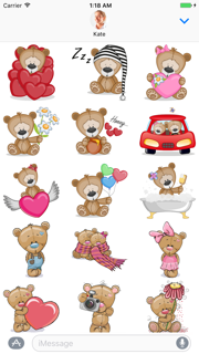 Teddy Bear - Stickers for iMessage screenshot 3