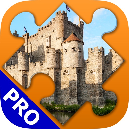 Castles Jigsaw Puzzles. Premium icon