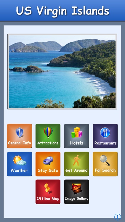 Virgin Islands-USA Offline Map Travel Guide