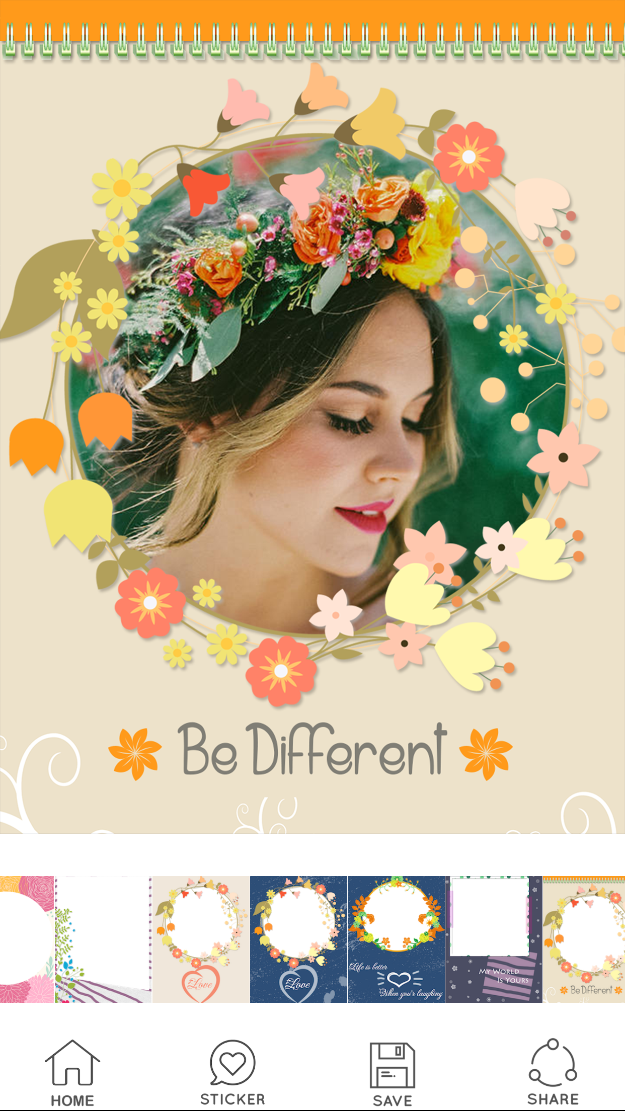 Flower Photo Frame - Camera 720 Chỉnh sửa ảnh 360 screenshot 5