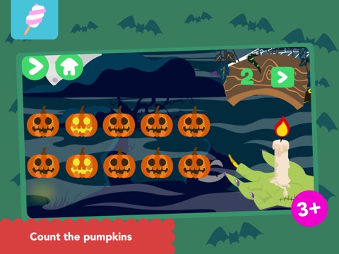 Math Tales trick-or-treating: Halloween countingのおすすめ画像1
