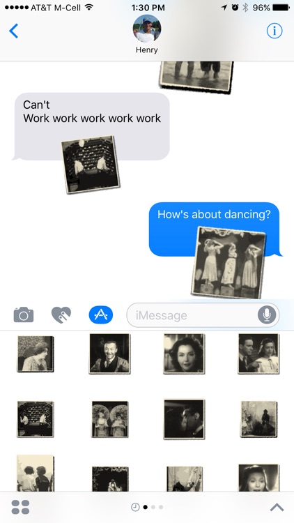 Vintage Film Animated Stickers