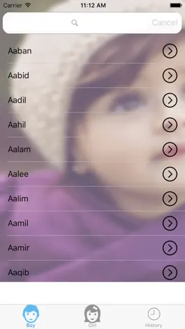 Game screenshot Islamic Baby Names hack