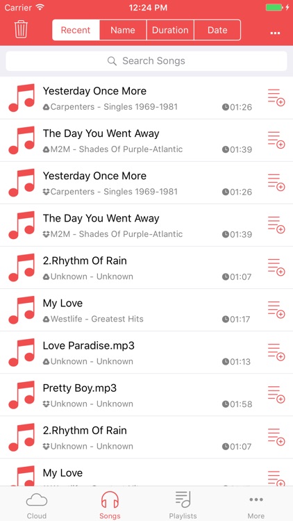 Cloud Music - Free Songs Player,Playlists Manager