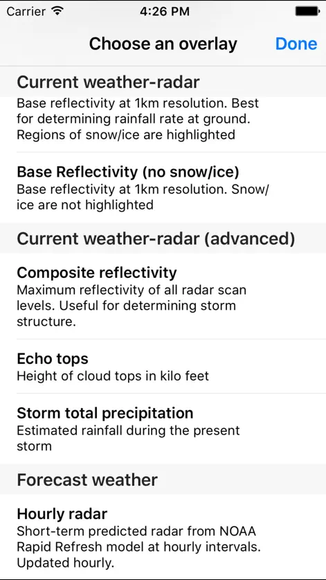 NOAA Radar US - Weather App | MWM