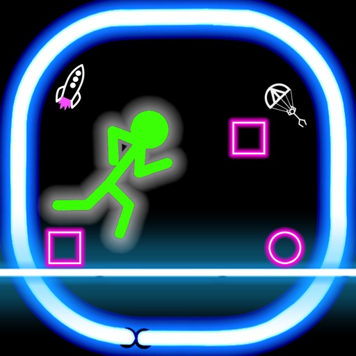 Neon Run HD Icon