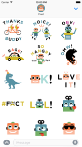 Fossil Stickers screenshot