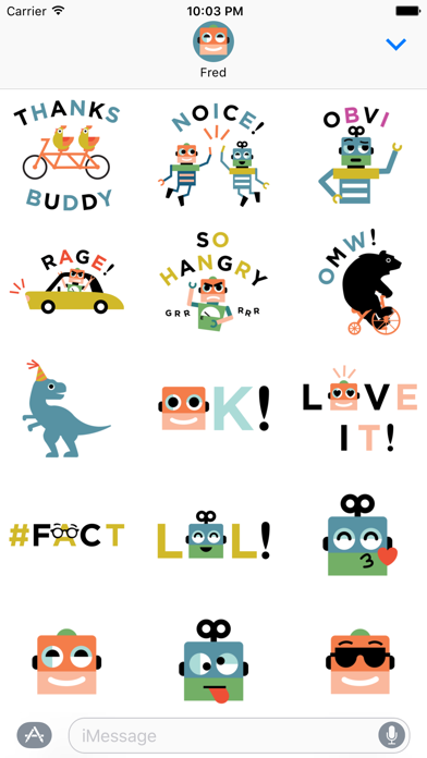 Screenshot #3 pour Fossil Stickers