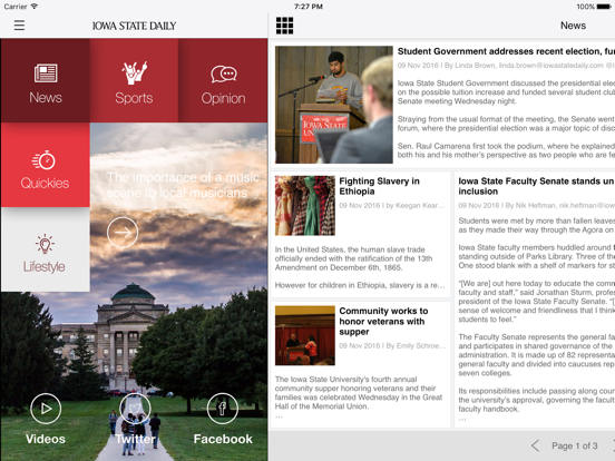 ISD Mobile iPad screenshot