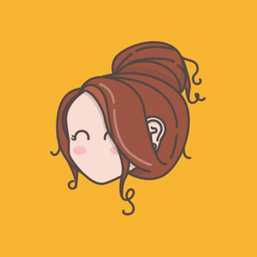 Cute Stupid Girl Animated icon