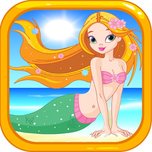 Mermaid Beach Coloring Book - Activties For Kid Icon