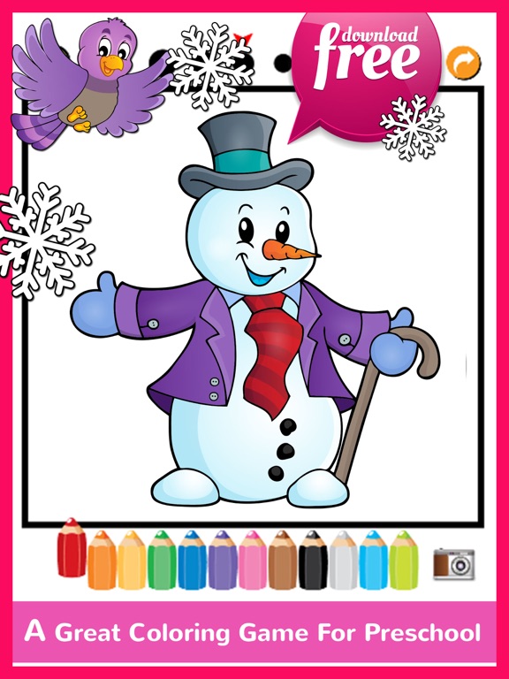 Screenshot #5 pour Christmas Coloring Book Free For Kids And Toddlers