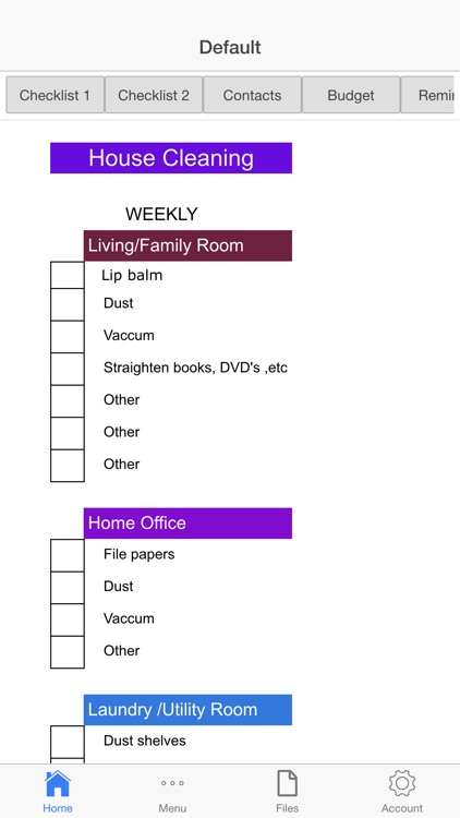 Weekly House Cleaning