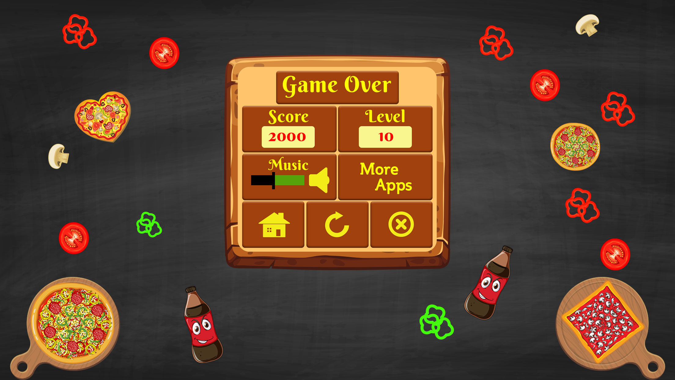 Pizza Ninja - Be Ninja & Cut pizza top free games