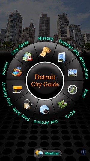Detroit Offline Map Travel Guide