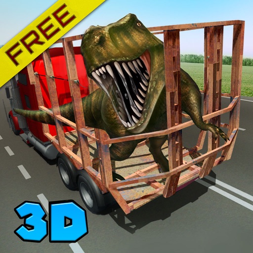 Crazy Jurassic Dinosaur Zoo Transport Icon