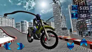 Real Bike Top Roof Stunts-A Bike stunts Game 2017 screenshot #3 for iPhone