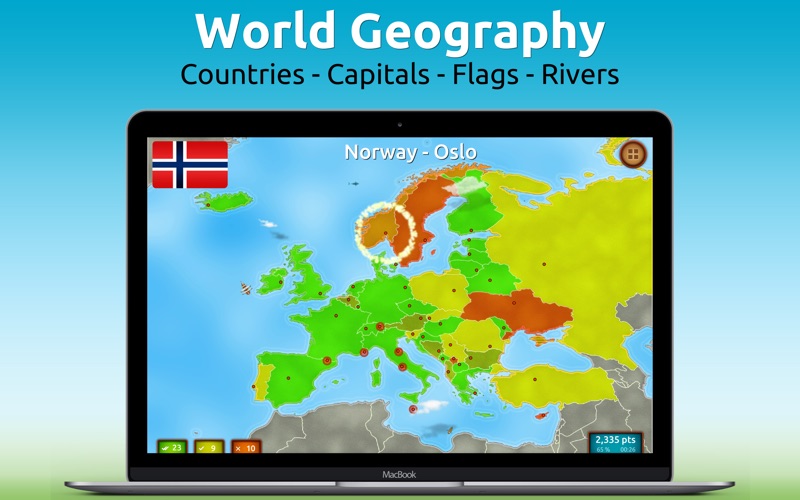 geoexpert - world geography iphone screenshot 1