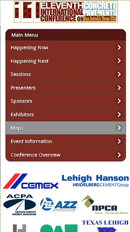 International Conference on Concrete Pavements (ICCP) App