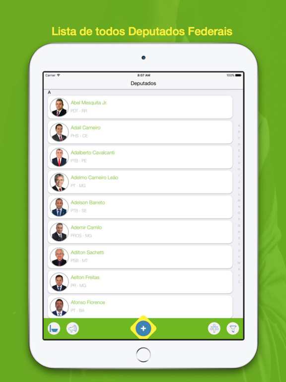 Meu Deputado iPad screenshot 1 - Utilities app