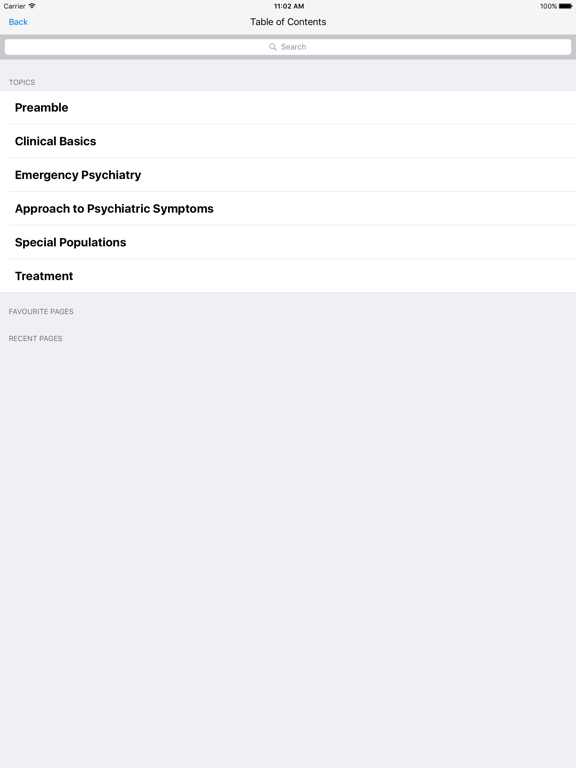 Screenshot #5 pour McMaster Psychiatry Handbook