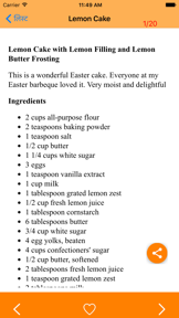 Amazing Cake Recipes screenshot