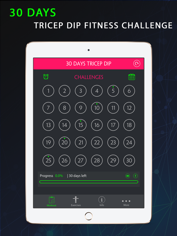 Screenshot #5 pour 30 Day Tricep Dip Fitness Challenges